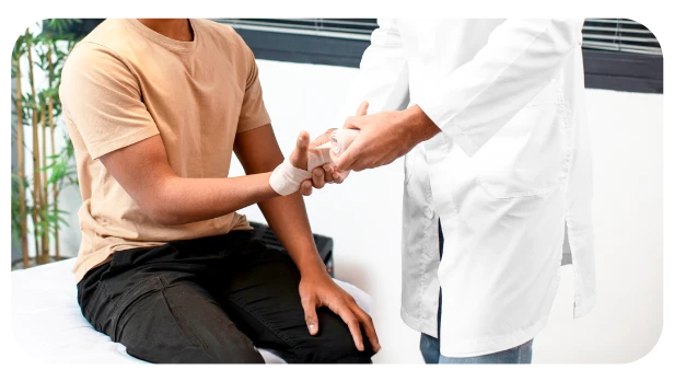 Primeros auxilios en hemorragias y quemaduras